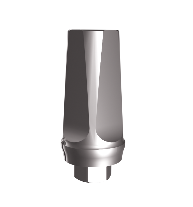 Абатмент титановый прямой, совместим с Sweden & Martina (⌀ 3.3, 1.0 мм), с винтом