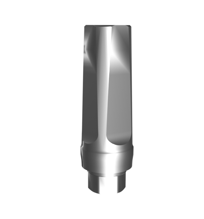 Абатмент титановый прямой, совместим с Sweden & Martina (⌀ 3.3, 1.0 мм), с винтом